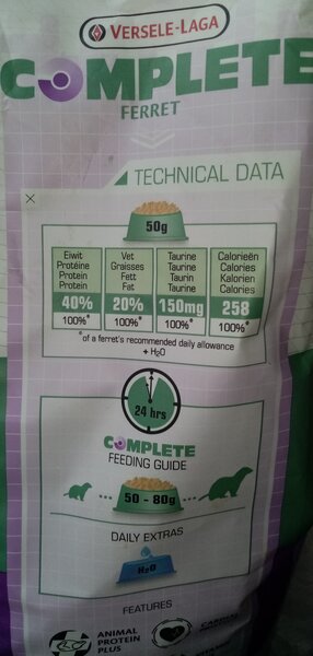 Hrana completa pt. dihori, gratuit (expirata, vedeti poze)